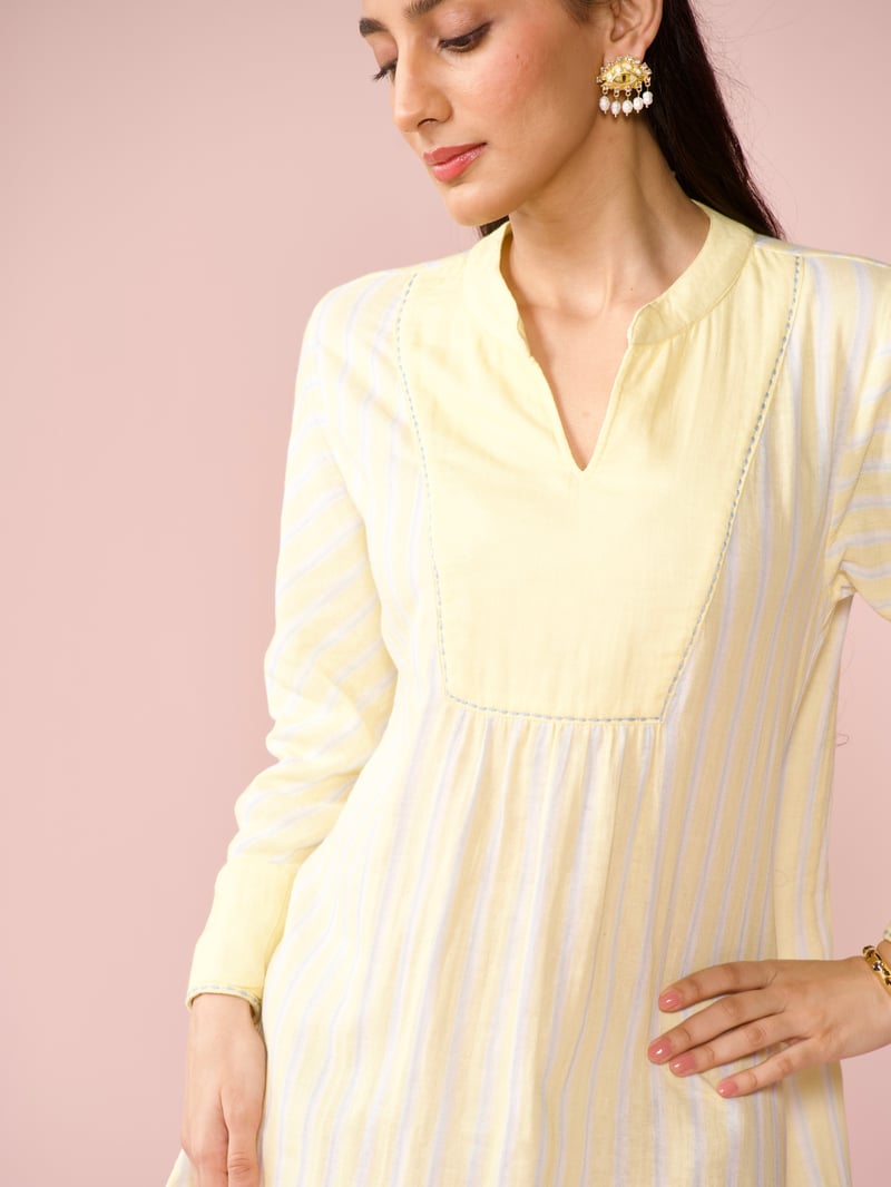 Gelato Cotton Striped Dress