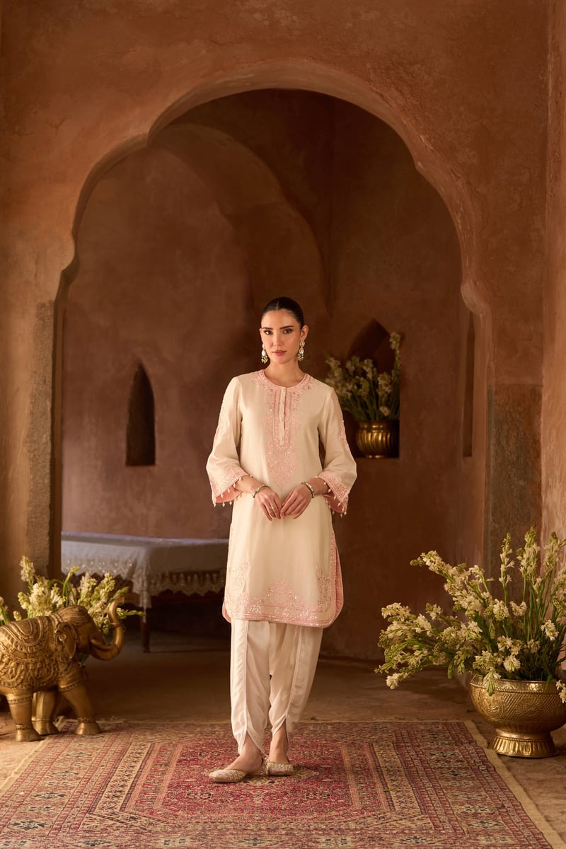 Nyra - Short Kurta And Dhoti