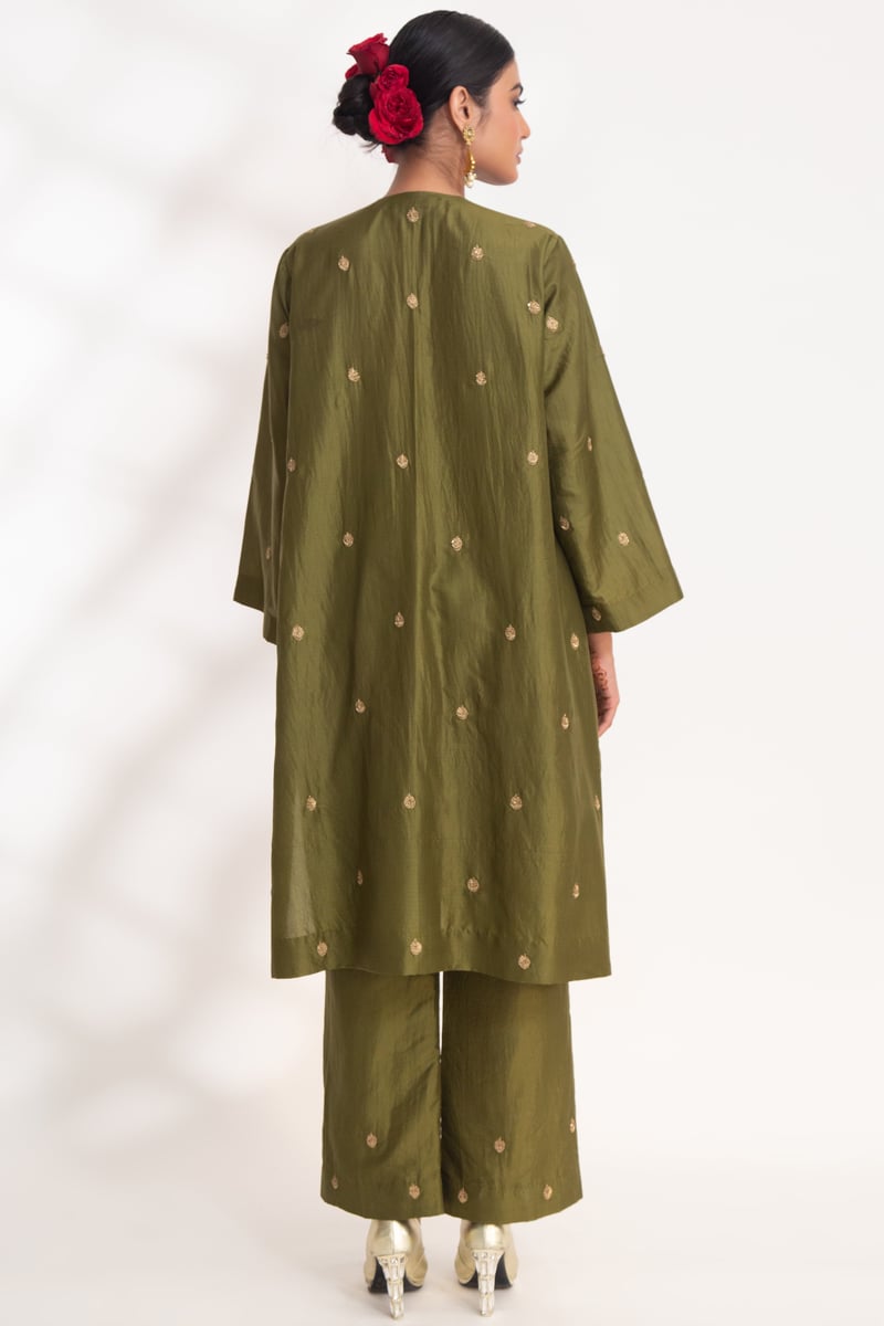 Ojal Pink Kurta Set