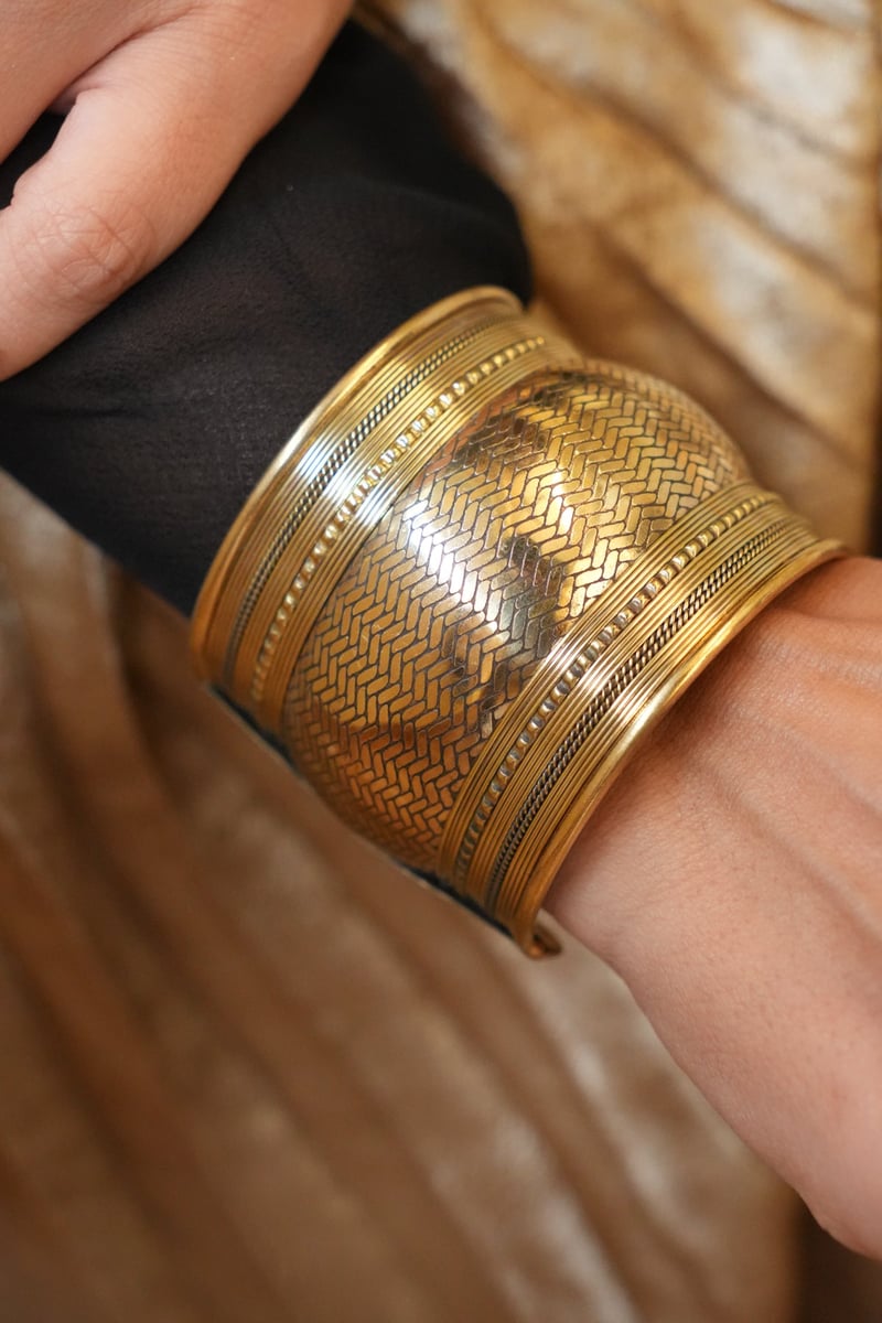 Brass Mesh Kadha — SOUL WORKS