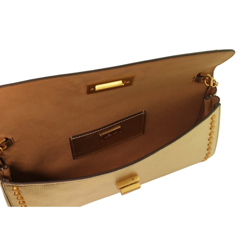 JENA Slim Studded Clutch Bag