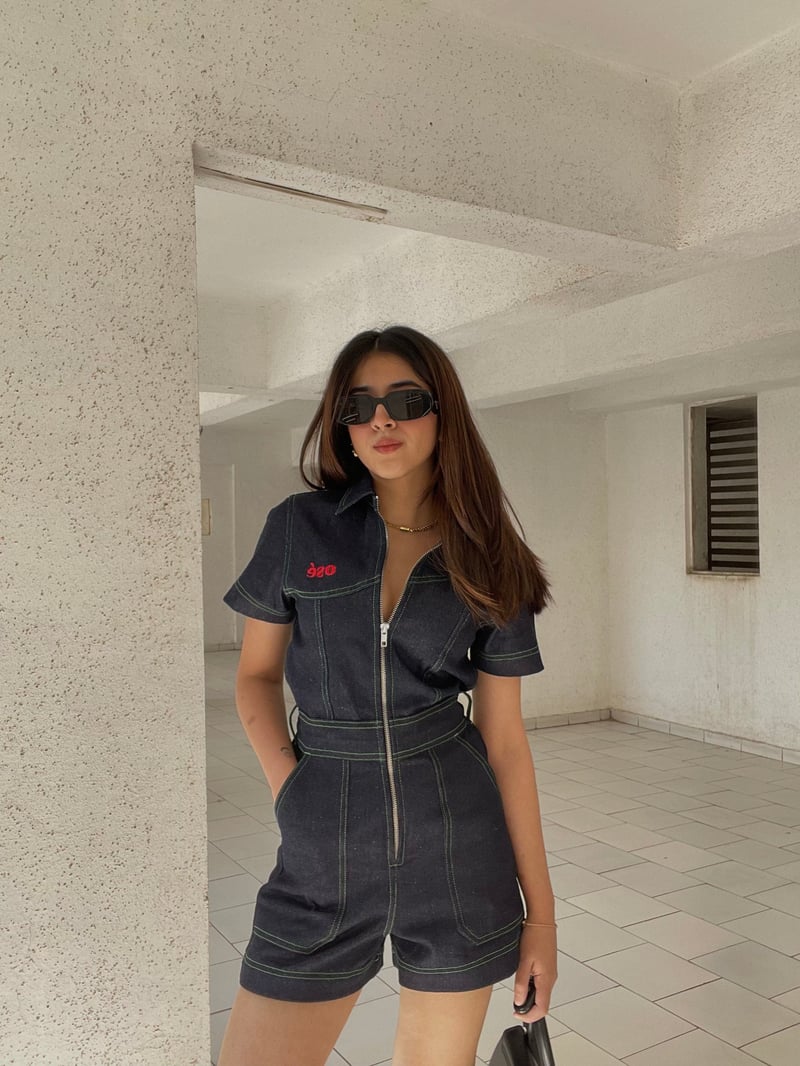Playsuit- Denim romper