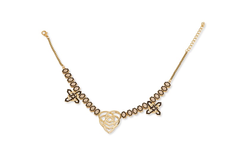 Hexagone Neckpiece Gold