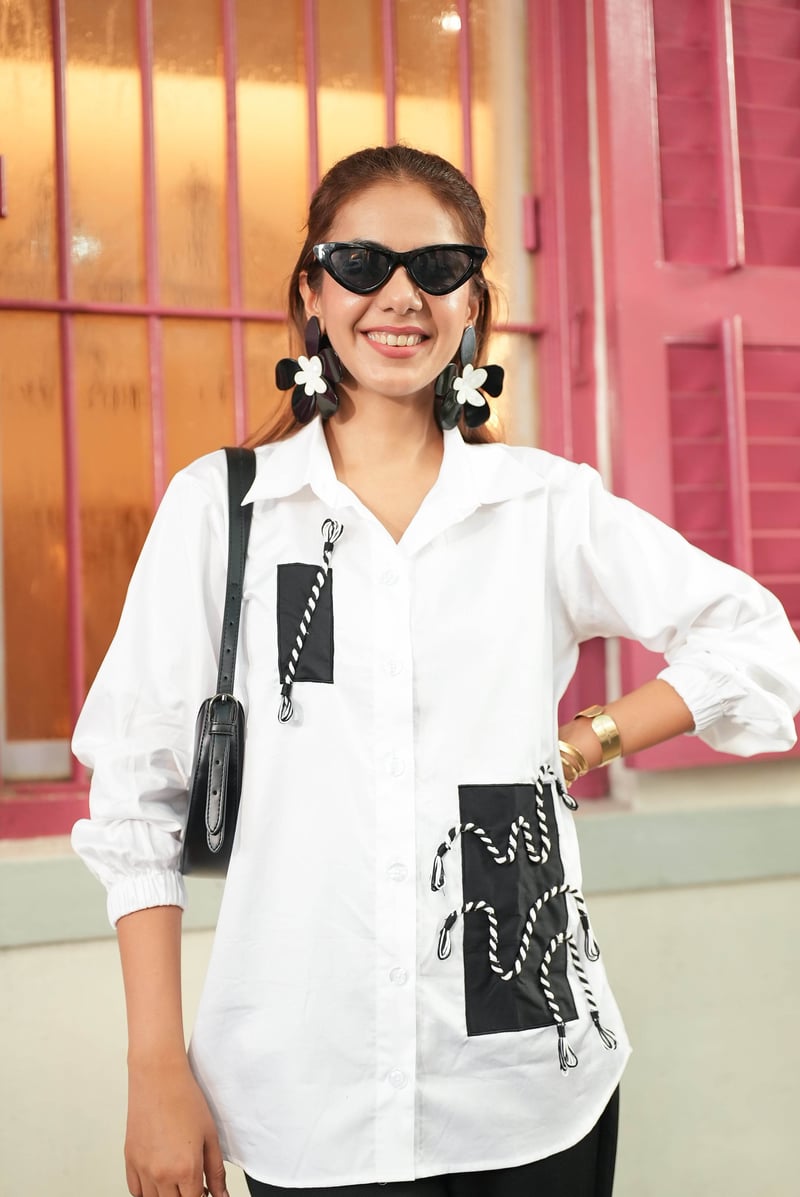 Bella White Co-ord Set