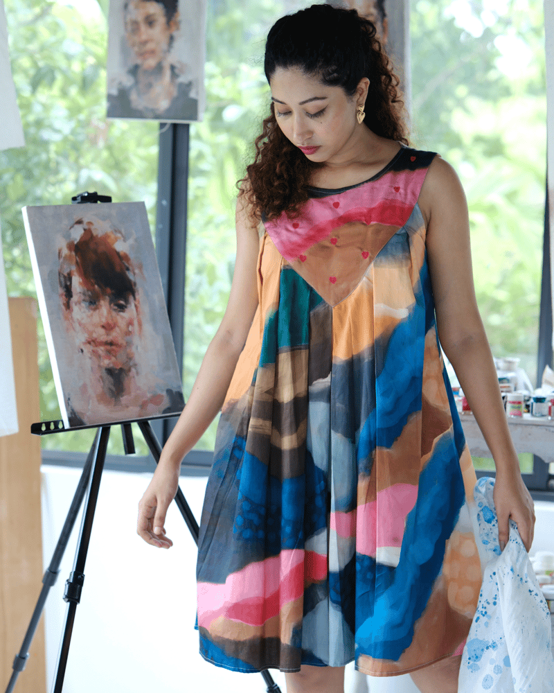 Radha Embroidery Dress