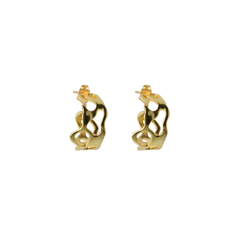 Molten Gold Hoops