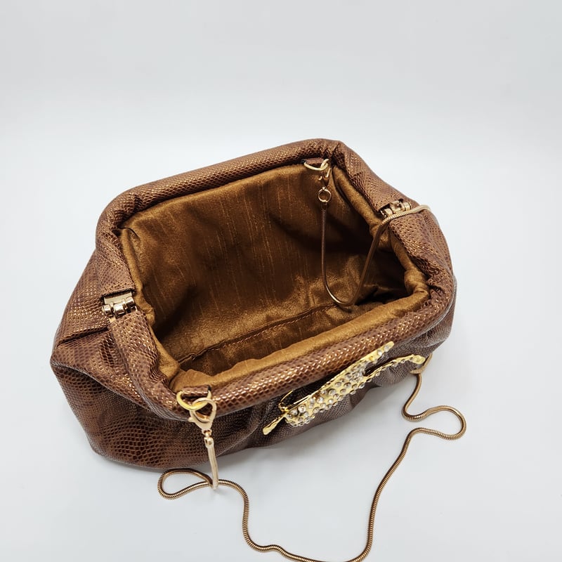 Horse Pouchette In Snake Print