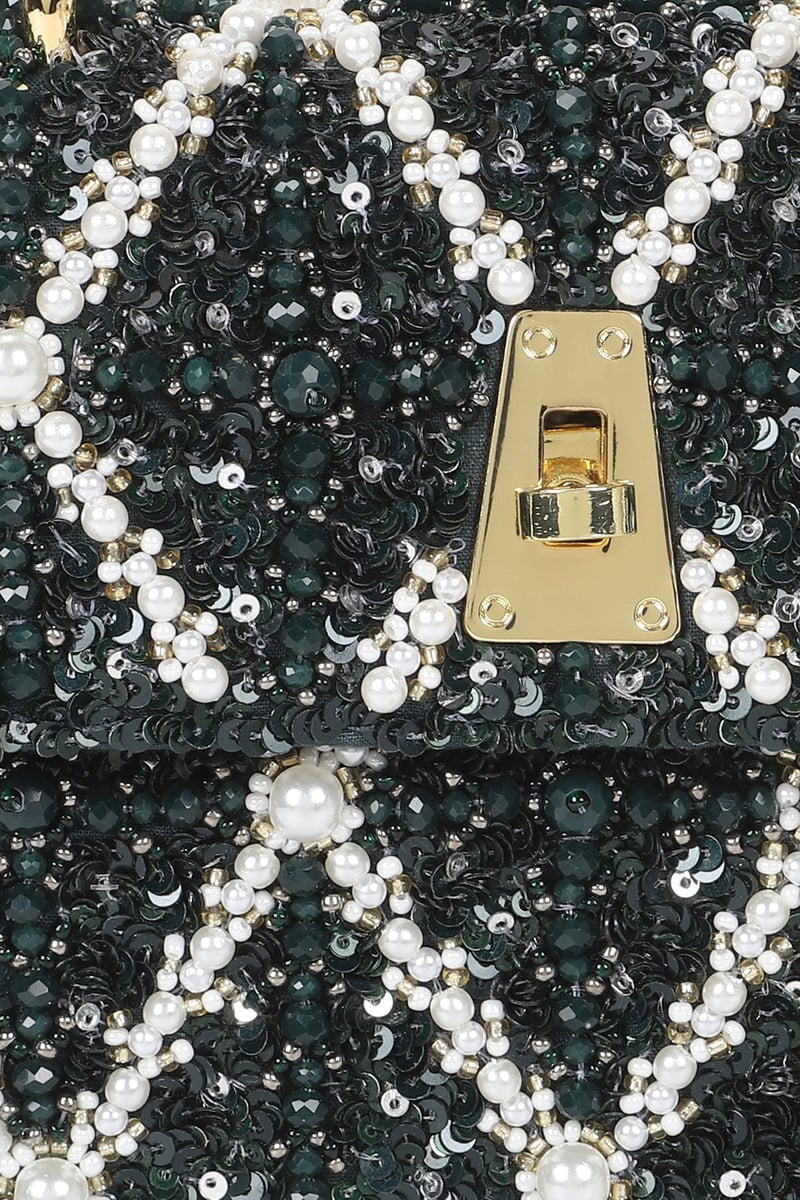 Erica Emerald Handheld Mini Bag