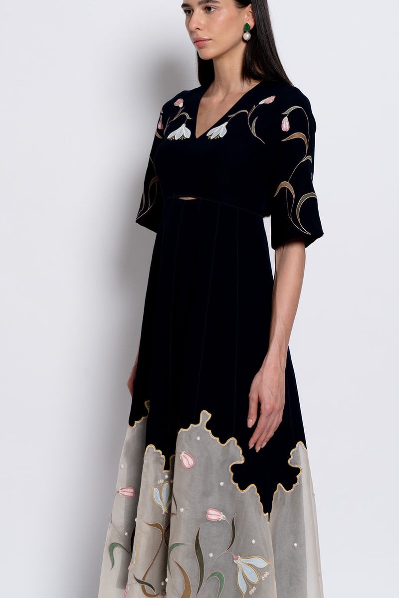 Madhya - Navy Dress