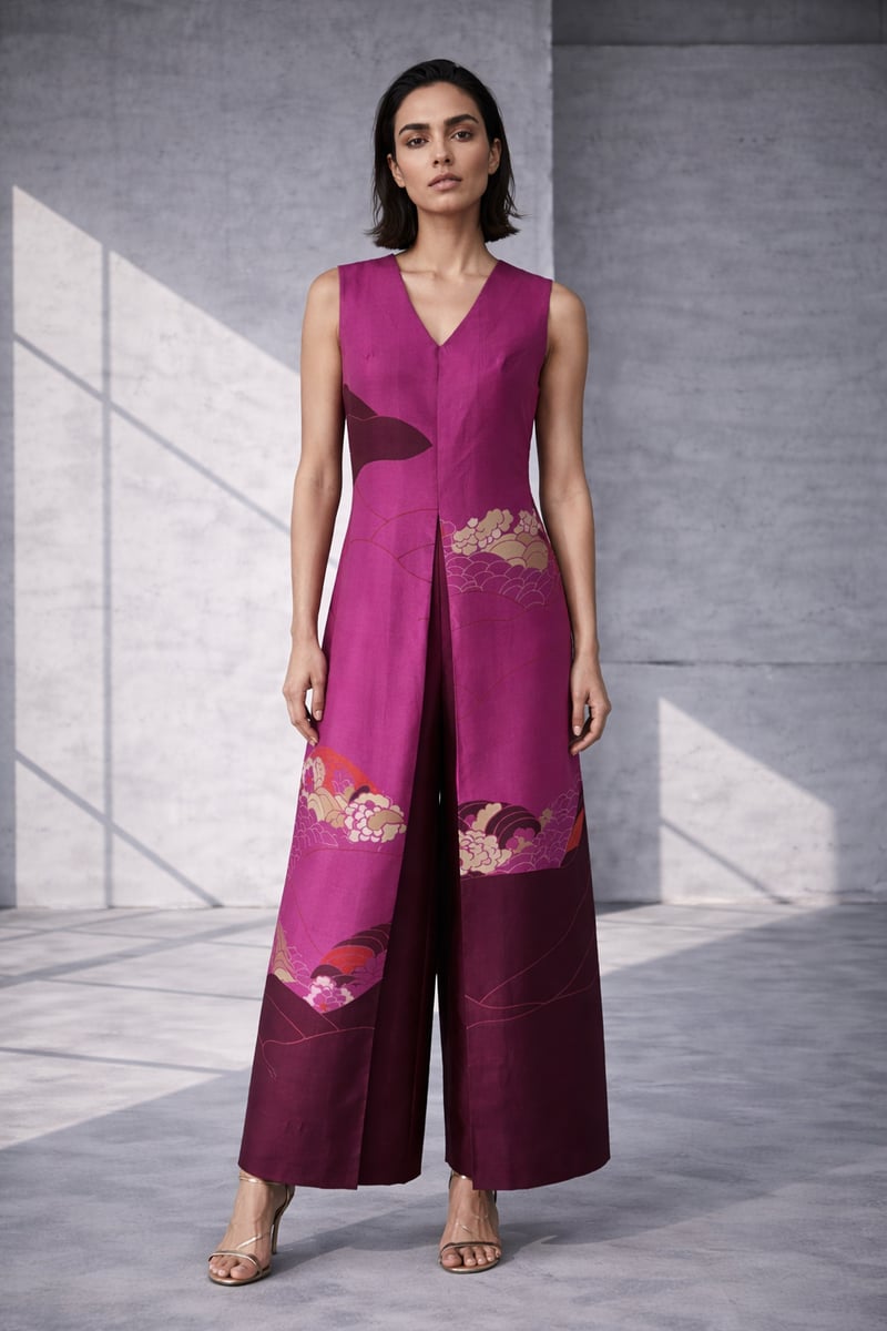 Mizu Pink Jumpsuit — OJA