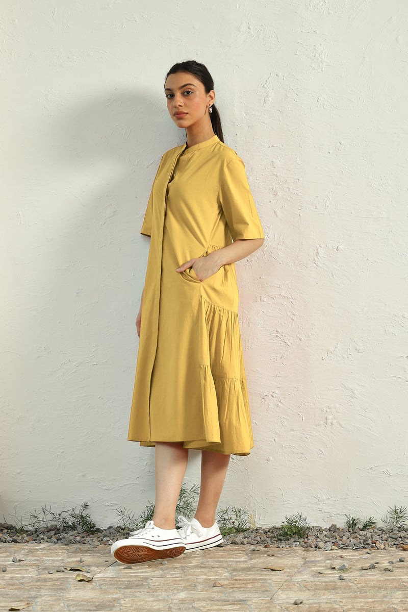 Meadow Side Gathered Dress — Canoopi