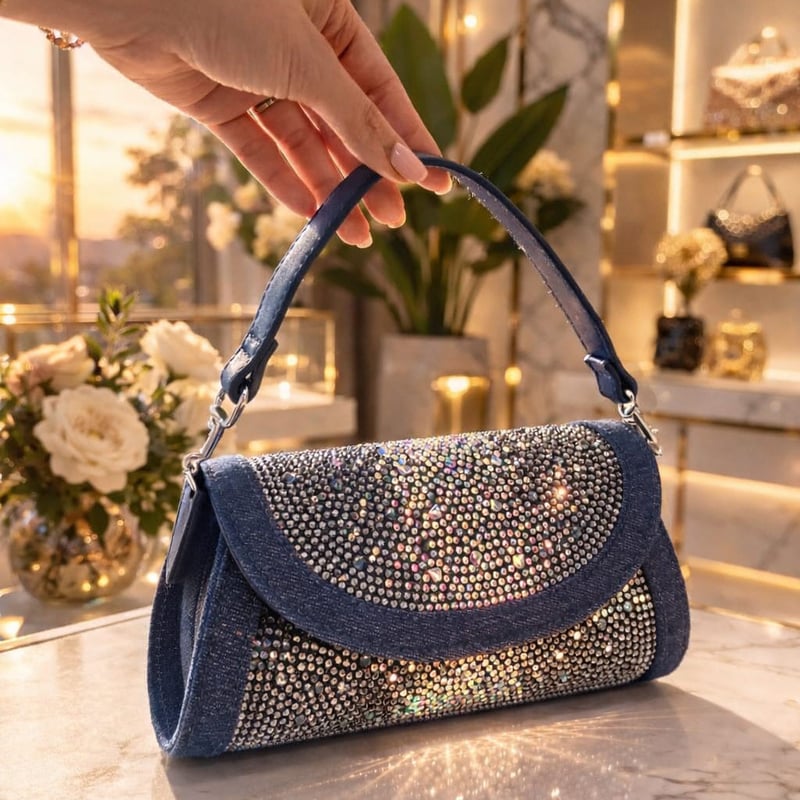 Quinn Denim Bag