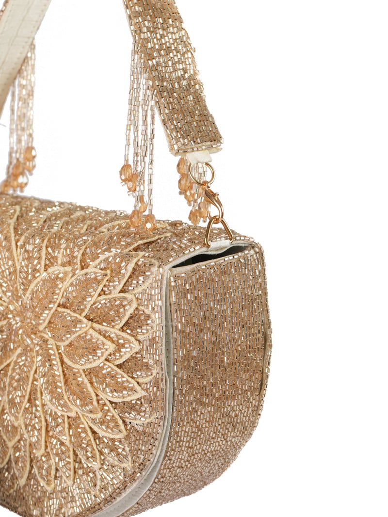 Lotus Bloom Flap Purse