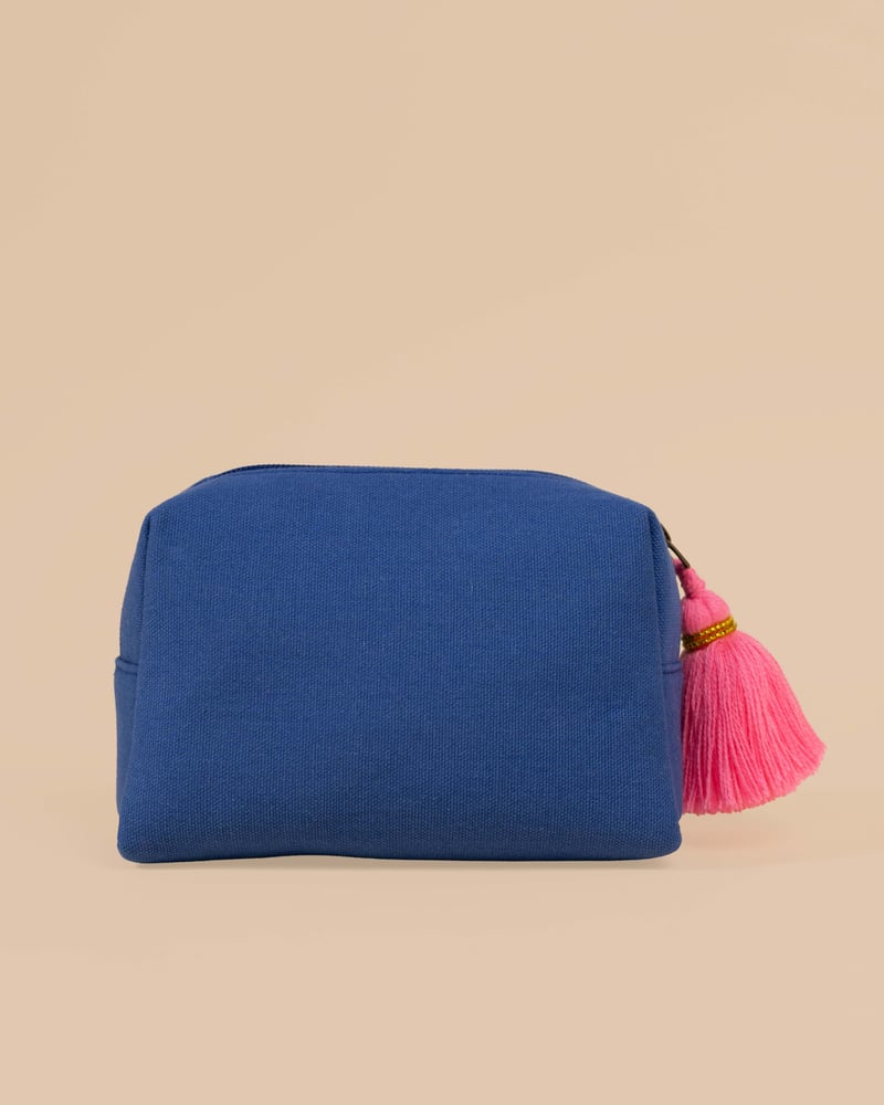Makeup Pouch- Evil Eye Blue