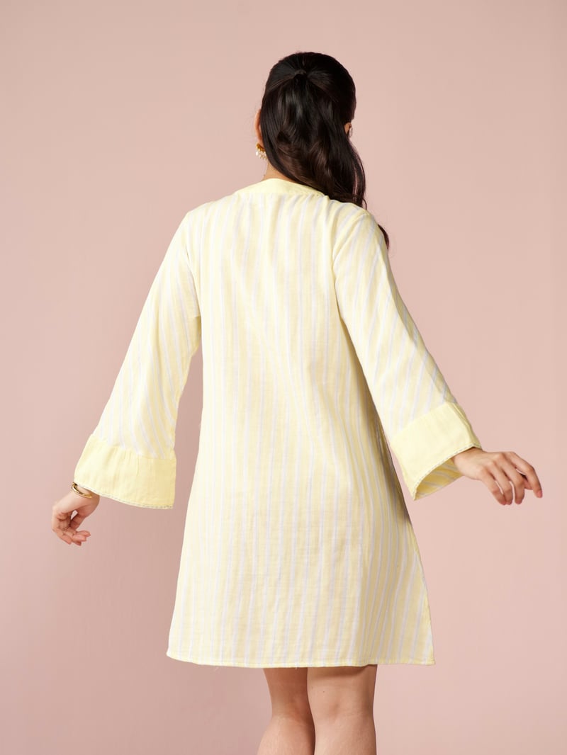 Gelato Cotton Striped Dress