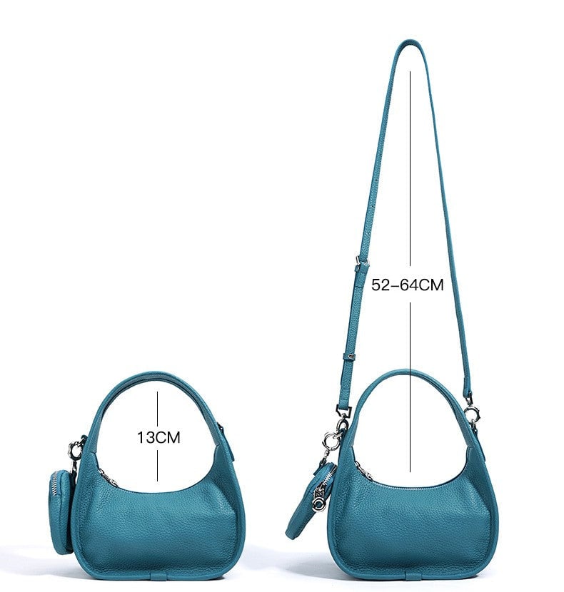 Jolie - Ladies Leather Hobo & Hanging Airpod Case