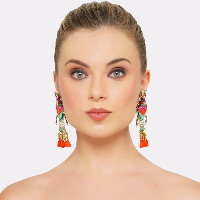 Spotty Moth Hop Earring