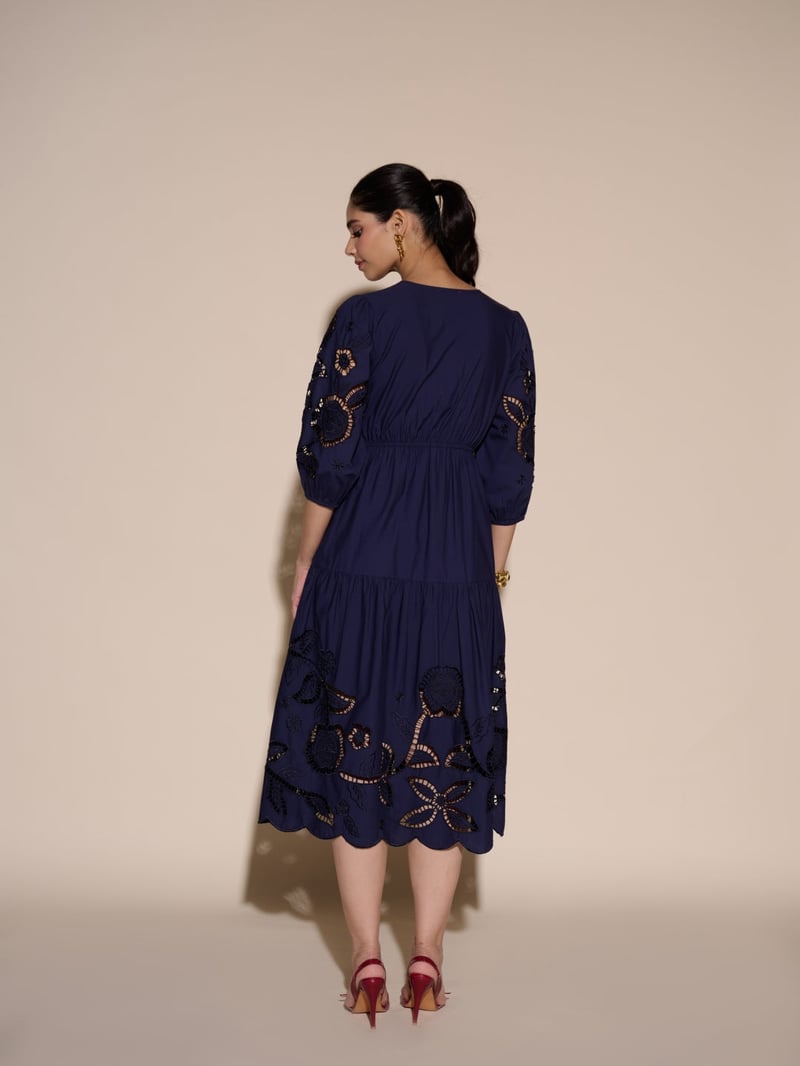 Diana Cutwork Embroidered Dress