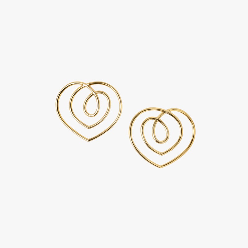 Beau Earrings Gold