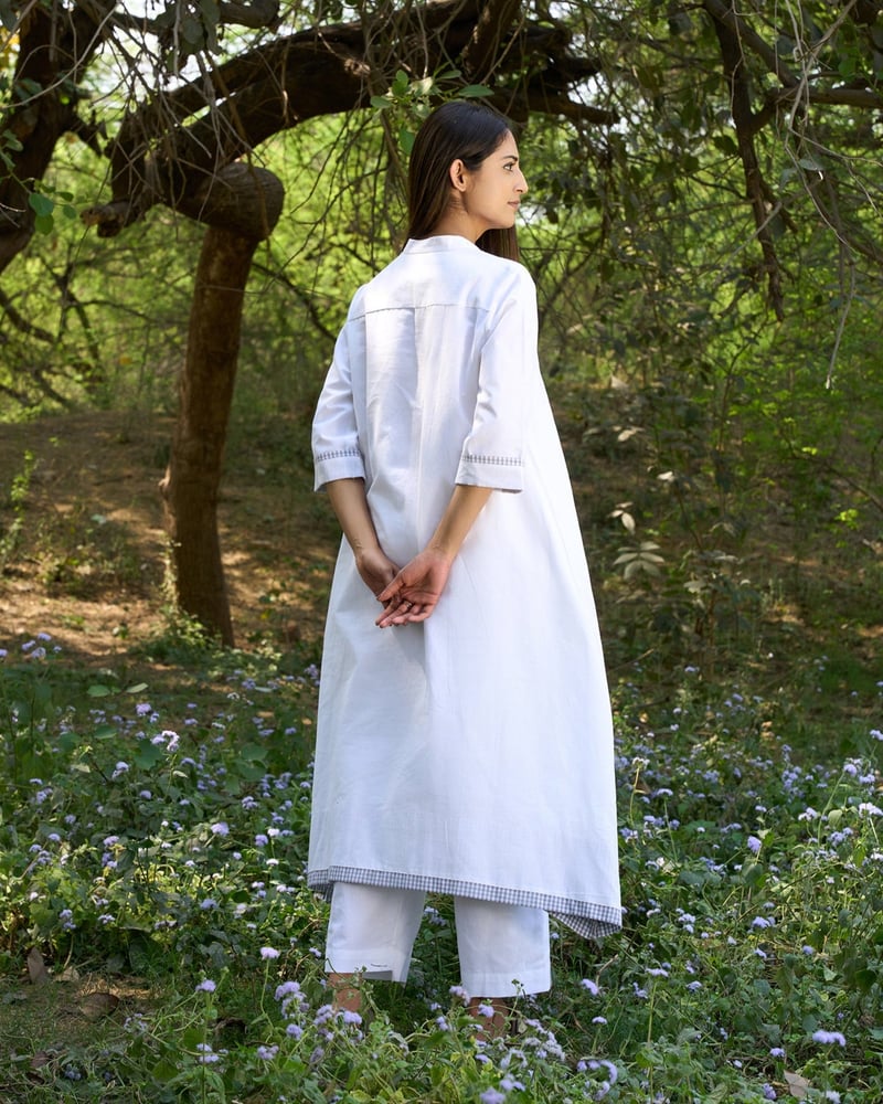 Bree Asymmetrical Flared Tunic With Wide Leg Pants
