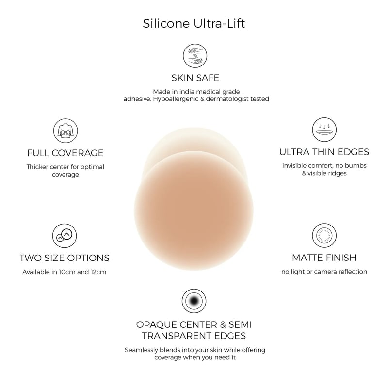 Silicone Ultra-Lift Reusable Nipple Cover