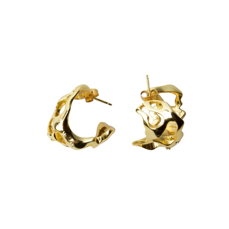 Bold Molten Hoops Gold