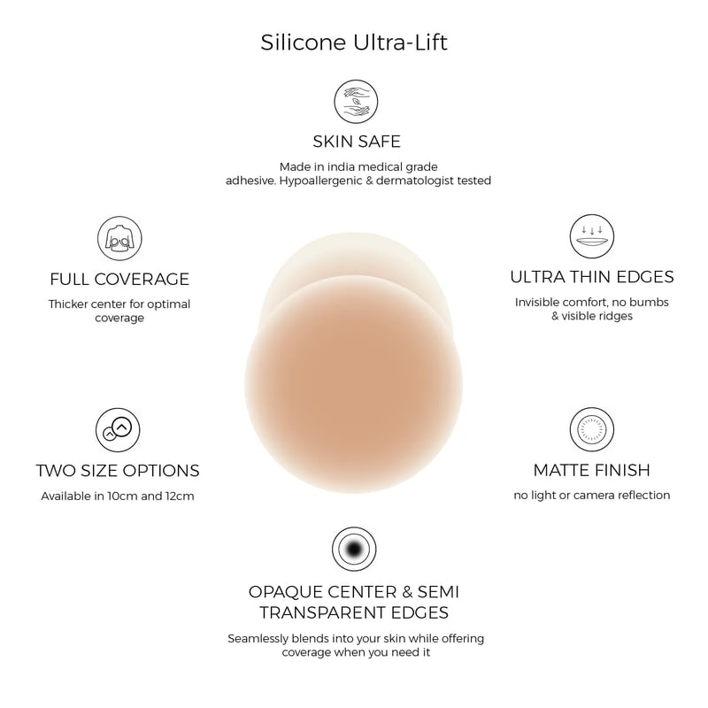 Silicone Ultra-Lift Reusable Nipple Cover