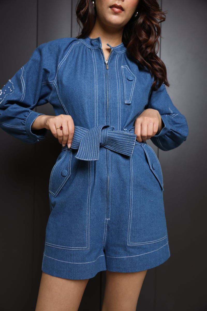 Cosi Denim Play Suit