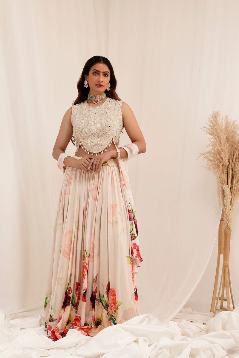 Gul Dasta Lehenga Set