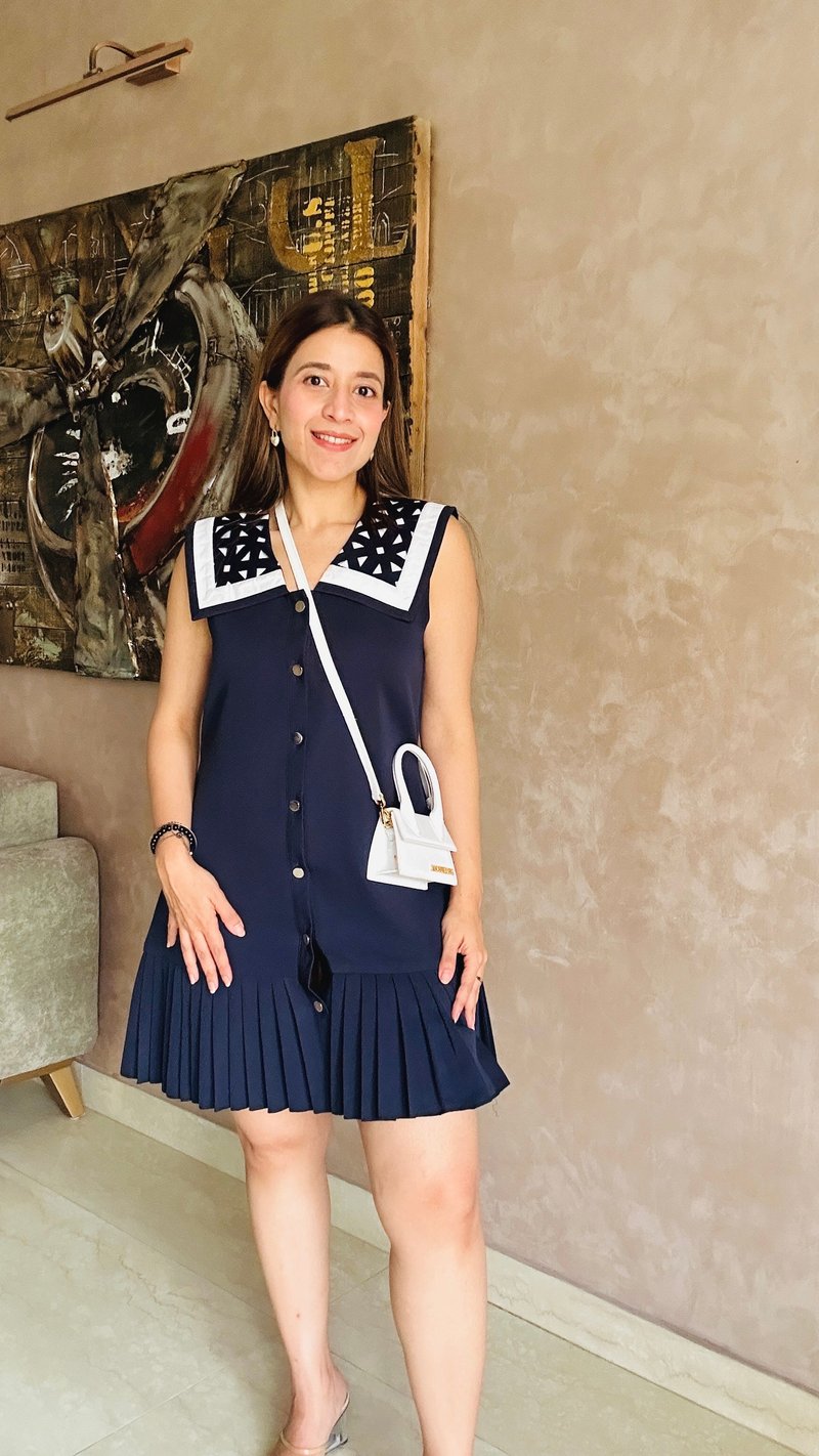 Giovanna Cutwork Sailorvdress