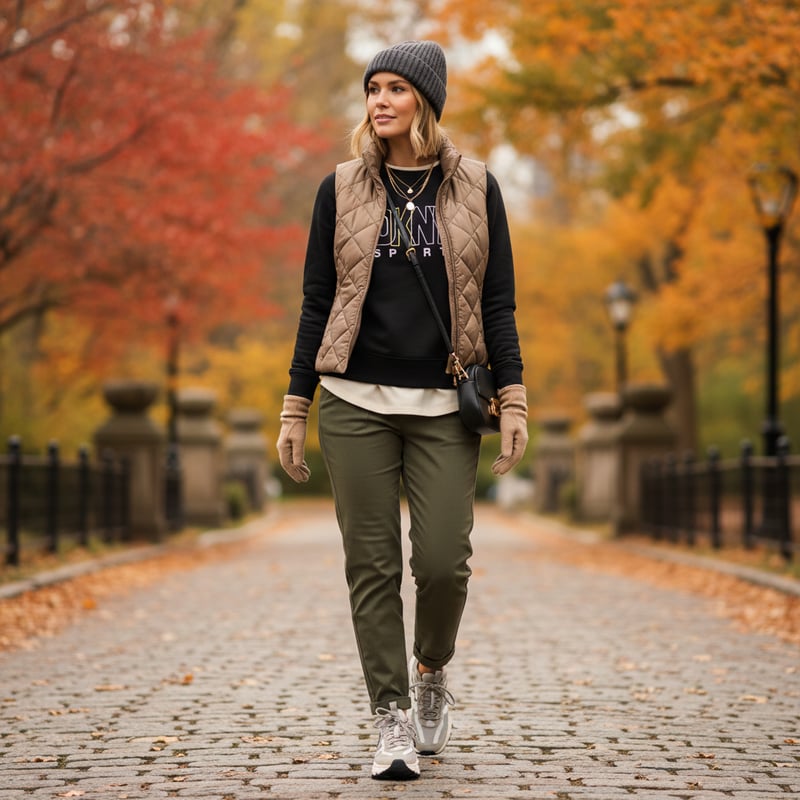Black Crewneck Logo Sweatshirt